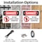 Signmission Do Not Walk Under Conveyor Danger Sign, Plastic, 10in W x 7in L, 2PK OS-2PACK-DS-P-710-L-1182 - alternate 5